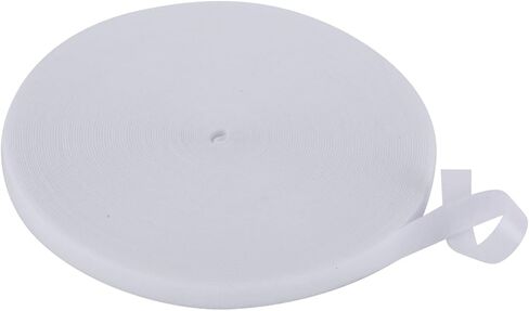 1/2 Inch Reusable fastening Cable Ties Double Sided Hook and Loop tape Cable Management Tape (White 25 Yards) in Kuwait