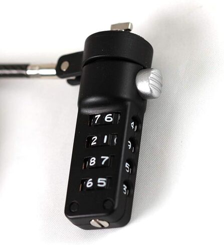 Navitech Security Anti Theft Adjustable Bracket with Steel Combination Cable Lock - Compatible with Tibuta MasterPad E100+ 10.1" Tablet in Saudi Arabia