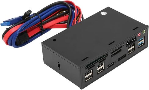 لوحة أجهزة الوسائط 5.25 بوصة، واجهة USB3.0 واجهة SATA، سرعة نقل 5 جيجابت في الثانية، دعم بطاقة الذاكرة 256 جيجابت، مؤشرات LED مناسبة لـ M2 Tf MMC MS in Saudi Arabia