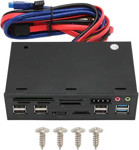 لوحة أجهزة الوسائط 5.25 بوصة، واجهة USB3.0 واجهة SATA، سرعة نقل 5 جيجابت في الثانية، دعم بطاقة الذاكرة 256 جيجابت، مؤشرات LED مناسبة لـ M2 Tf MMC MS in Saudi Arabia