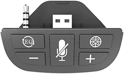 QUMOX 3.5mm Headset Adapter Sound Enhancer for X-Box-One Game Controller Black in Saudi Arabia