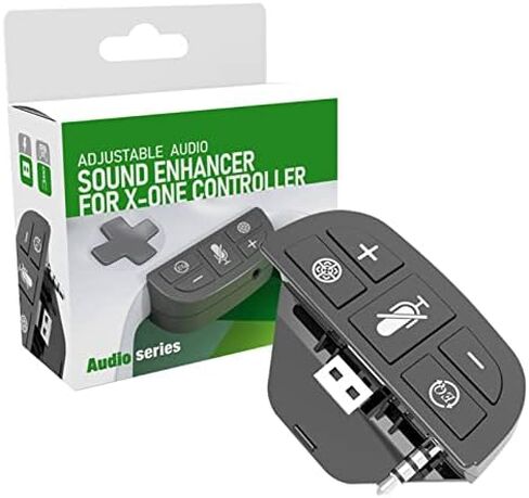 QUMOX 3.5mm Headset Adapter Sound Enhancer for X-Box-One Game Controller Black in Saudi Arabia