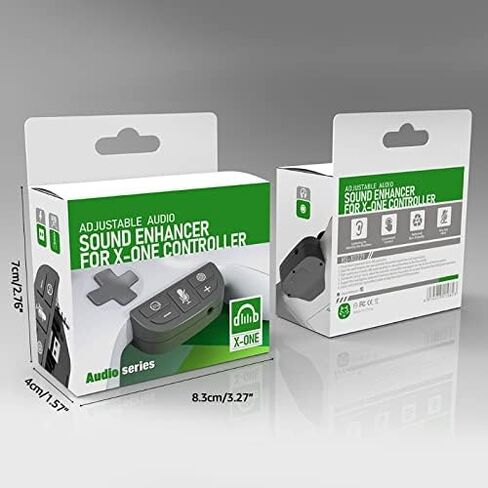 QUMOX 3.5mm Headset Adapter Sound Enhancer for X-Box-One Game Controller Black in Saudi Arabia