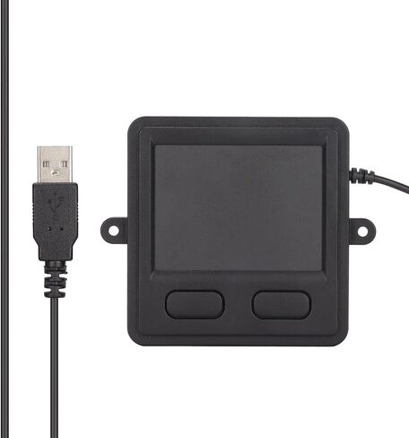 لوحة تتبع USB سلكية محمولة من ASHATA، لوحة تتبع مدمجة قابلة للتركيب لمستخدم الكمبيوتر المكتبي والكمبيوتر المحمول والكمبيوتر المحمول، التوصيل والتشغيل، حجم صغير in Saudi Arabia