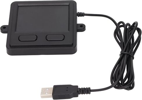 لوحة تتبع USB سلكية محمولة من ASHATA، لوحة تتبع مدمجة قابلة للتركيب لمستخدم الكمبيوتر المكتبي والكمبيوتر المحمول والكمبيوتر المحمول، التوصيل والتشغيل، حجم صغير in Saudi Arabia
