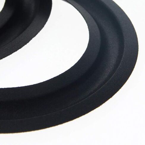 Fielect 4Pcs 4.5inch/115mm Foam Speaker Edge Surround Rings Replacement Kit for Speaker Repair or DIY Black in Saudi Arabia