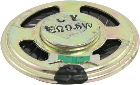 uxcell a12030700ux0838 1.4" Diameter Aluminum Shell Round Slim Internal Magnet Speaker 8 Ohm 0.5W in Saudi Arabia