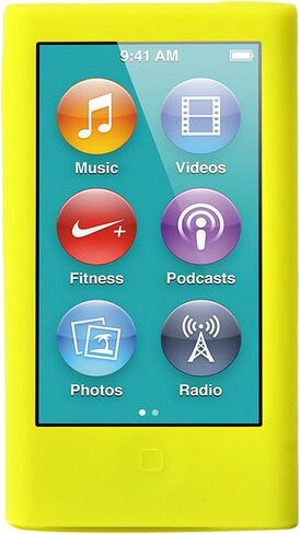 Silicone Cases Skins Covers for New iPod Nano 8th Generation 7th Generation with Cleaning Wipe (Hot Pink) in Kuwait