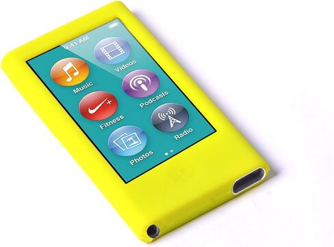 Silicone Cases Skins Covers for New iPod Nano 8th Generation 7th Generation with Cleaning Wipe (Hot Pink) in Kuwait
