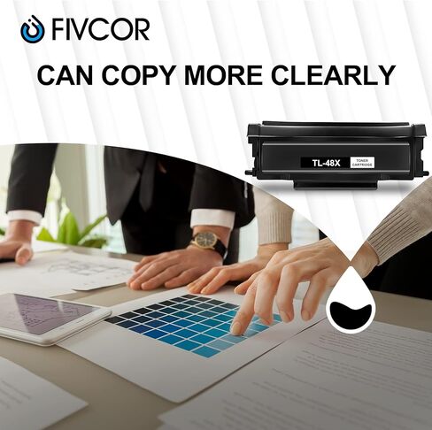 FIVCOR Remanufactured TL-48X TL48X Black Toner Cartridge Replacement for L2300DW L2350DW M118DW L2710FDW M29DW (1 Pack) in Kuwait