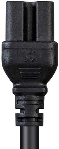 Monoprice Heavy Duty Power Cable - IEC 60320 C14 to IEC 60320 C15, 15 Amp, 1875 Watt, 125 Volt, 14AWG, 6 Feet, Black in Kuwait