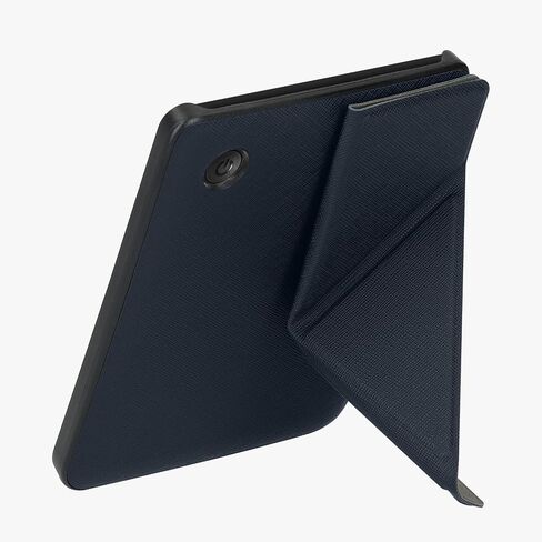 حافظة kwmobile Origami متوافقة مع حافظة Kobo Clara 2E / Tolino Shine 4 - غطاء جلد PU نحيف مع حامل - بني in Kuwait