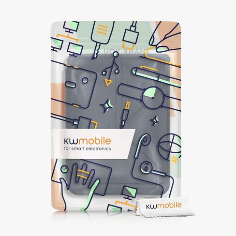 حافظة kwmobile Origami متوافقة مع حافظة Kobo Clara 2E / Tolino Shine 4 - غطاء جلد PU نحيف مع حامل - بني in Kuwait