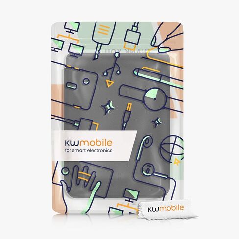 حافظة kwmobile Origami متوافقة مع حافظة Kobo Clara 2E / Tolino Shine 4 - غطاء جلد PU نحيف مع حامل - بني in Kuwait