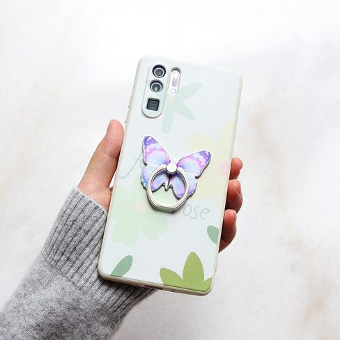 حامل حلقي للهاتف على شكل فراشة ومسند اصبع قابل للدوران 360 درجة متوافق مع جميع الهواتف الذكية (03) in Kuwait