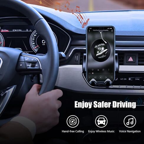 VANOTOM Aux to Bluetooth 5.0 مستقبل محول بلوتوث 3.5 ملم مع ميكروفون لبث الموسيقى والاتصال بدون استخدام اليدين لستريو السيارة ومكبرات الصوت المنزلية in Kuwait