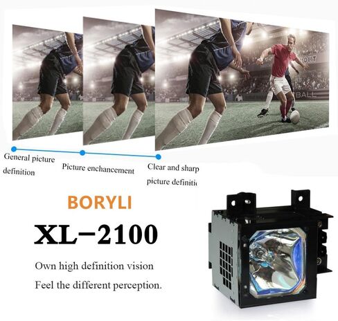 مصباح بديل Boryli XL-2100 مع غطاء لتلفزيون KF-50WE610، KDF-50WE655، KDF-42WE655، KF-60WE610، KF-42WE610، KDF-70XBR950، KF-50WE620 in Saudi Arabia