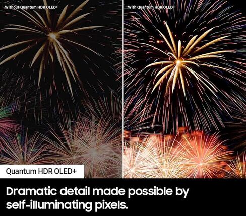 تلفزيون سامسونج QN55S95CAFXZA 55 بوصة فائق النحافة 4K Quantum HDR OLED ذكي مع 7S-PS4-US1 4 منافذ طاقة مع Omniport USB (2023) in Saudi Arabia