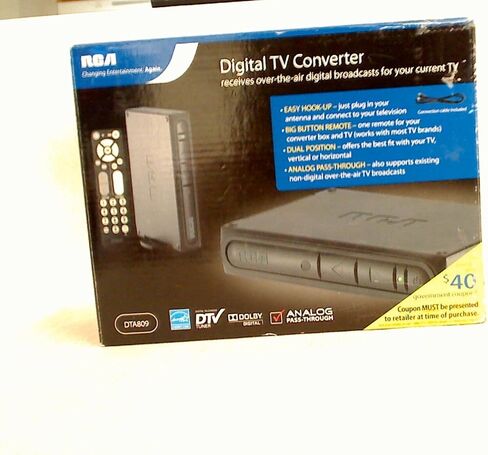 RCA DTA809 DTV Digital TV Converter Box in Saudi Arabia