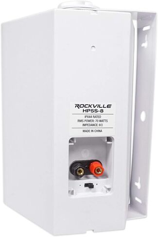Rockville 2 HP5S-8 BK 5.25" Outdoor/Indoor Swivel Home Theater Speakers in Black in Saudi Arabia