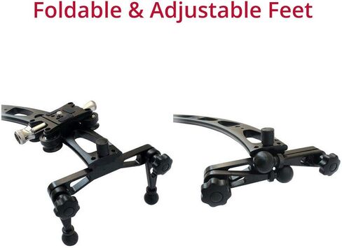 Flycity Smooth 180 Degree Curved 1/2 Circle Video Camera Slider Track for Load Capacity Upto 10kg Movie Film Making Shoot Sony Nikon Canon lumix panasonic (FC-CS180) in Kuwait