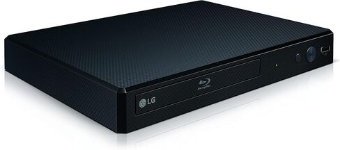 مشغل أقراص Blu-ray ومشغل DVD من LG BP350، ترقية كاملة الوضوح 1080 بكسل مع خدمات البث، وشبكة Wi-Fi مدمجة، ومخرج HDMI ومتوافق مع HI-FI الذكي، مزود بكابل Alphasonik HDMI in Kuwait