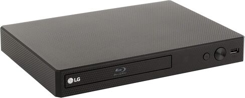 مشغل أقراص Blu-ray ومشغل DVD من LG BP350، ترقية كاملة الوضوح 1080 بكسل مع خدمات البث، وشبكة Wi-Fi مدمجة، ومخرج HDMI ومتوافق مع HI-FI الذكي، مزود بكابل Alphasonik HDMI in Kuwait