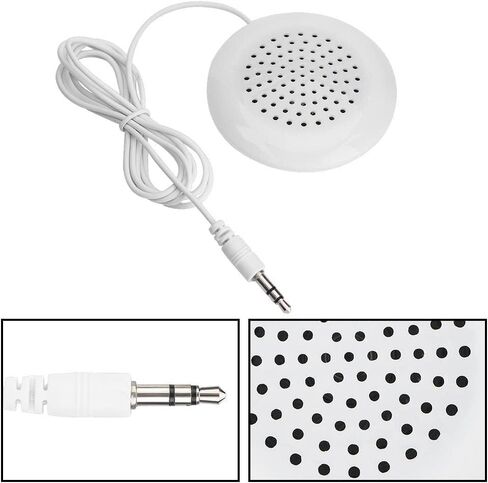 vomauxin 5pcs DIY Under Pillow Speaker for Sleep,New 3.5mm Mini Stereo Speaker for MP3 Phone Portable CD in Saudi Arabia