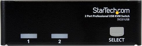 StarTech.com 2-Port Professional KVM Switch - 1U Rackmount KVM Switch - 2-Port - 1920 x 1440 (SV231) in Kuwait