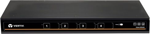 Avocent Vertiv Cybex SC800 Secure Desktop KVM Switch, Single Head Monitor, 4 Port, Dual-Link, Secure Desktop KVM Switch, Common Access Card (CAC), Dedicated Peripheral Port (DPP), TAA Compliant (SC845-001) in Kuwait