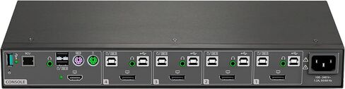 Avocent Vertiv Cybex SC800 Secure Desktop KVM Switch, Single Head Monitor, 4 Port, Dual-Link, Secure Desktop KVM Switch, Common Access Card (CAC), Dedicated Peripheral Port (DPP), TAA Compliant (SC845-001) in Kuwait