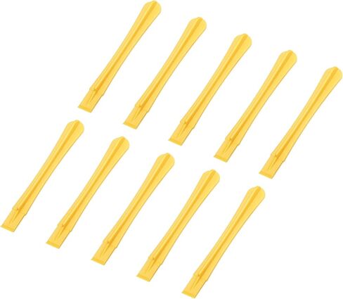 أدوات إصلاح فتح البلاستيك من MECCANIXITY 10 قطع للهاتف المحمول والكمبيوتر اللوحي والكمبيوتر المحمول وشاشة LCD إصلاح الهاتف الذكي 85 × 8.5 مم أصفر in Kuwait