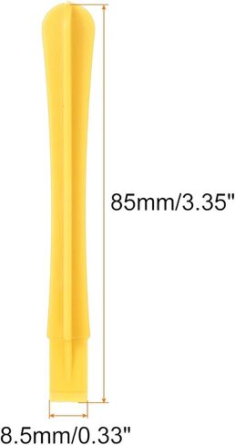 أدوات إصلاح فتح البلاستيك من MECCANIXITY 10 قطع للهاتف المحمول والكمبيوتر اللوحي والكمبيوتر المحمول وشاشة LCD إصلاح الهاتف الذكي 85 × 8.5 مم أصفر in Kuwait