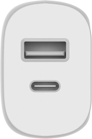 Belkin USB C Wall Charger 32W C to C Cable Included PD with 20W USB C & 12W USB A Ports for USB-C Power Delivery in Saudi Arabia
