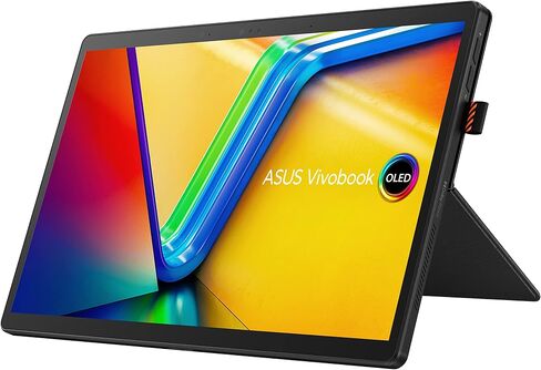 ASUS 2023 Vivobook 13 Slate OLED 2 في 1 كمبيوتر محمول، شاشة 13.3 بوصة FHD OLED تعمل باللمس، وحدة المعالجة المركزية Intel Core™ i3-N300، ذاكرة الوصول العشوائي 8 جيجابايت، تخزين 256 جيجابايت UFS 2.1، Windows 11 Home في وضع S، 0 درجة أسود، T3304GA-DS34T in Saudi Arabia