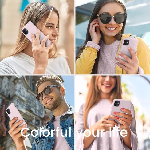 iPhone 11 Case, Silicone Full Body Protection Shockproof iPhone 11 Phone Case with Ultra Slim Soft Anti-Scratch Microfiber Lining, 6.1 inch, Black in Kuwait