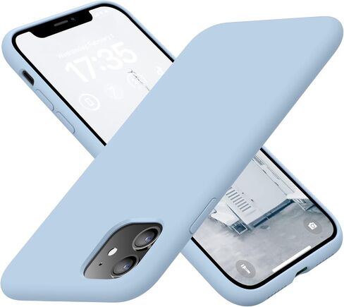 iPhone 11 Case, Silicone Full Body Protection Shockproof iPhone 11 Phone Case with Ultra Slim Soft Anti-Scratch Microfiber Lining, 6.1 inch, Black in Kuwait