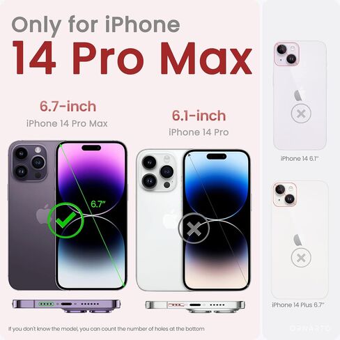 ORNARTO Compatible with iPhone 14 Pro Max Case 6.7, Slim Liquid Silicone 3 Layers Full Covered Soft Gel Rubber Phone Case Protective Cover with Microfiber Lining 6.7 inch-Chalk Pink in Kuwait