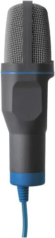 Trust 21672 Madell Microphone and Stand for PC and Laptop with 3.5 mm Plug Black, 21.0 cm*6.0 cm*7.0 cm in Saudi Arabia