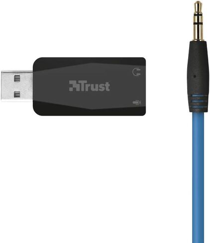Trust 21672 Madell Microphone and Stand for PC and Laptop with 3.5 mm Plug Black, 21.0 cm*6.0 cm*7.0 cm in Saudi Arabia