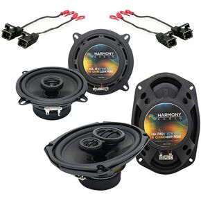 حزمة Harmony Audio Bundle المتوافقة مع 1997-2005 Buick Century HA-R5 HA-R69 حزمة ترقية استبدال مكبر الصوت في المصنع الجديد مع حزام استبدال مكبر الصوت في المصنع HA-724568 in Kuwait