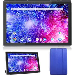 CWOWDEFU Tablet 10 inch with Case Android 11 Tabletas 3GB RAM 32GB Storage Touchscreen Tablets 10.1 Inch Ax WiFi 6 Tablet PC, 6000mAh (Black) in Kuwait