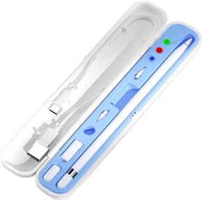 YINVA Pencil Case for Apple Pencil 2nd Generation and 1st Gen, Pencil Holder Storage Box Design for iPad Pencil Tips Accessories(Blue) in Saudi Arabia