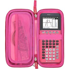 Mchoi Shockproof Carrying Case Suitable for Texas Instruments TI-84 Plus CE/TI-84 Plus/TI-Nspire CX II CAS/TI-Nspire CX II/TI-83 Plus/TI-89 Titanium/TI-85 / TI-86 Color Graphing Calculator, Case Only