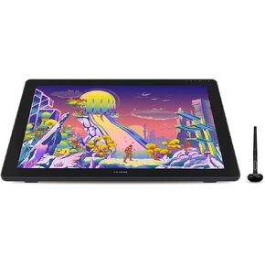 HUION Kamvas 24 Plus QHD Graphic Drawing Tablet with Full-Laminated QD Screen 140% sRGB 2.5K Graphic Drawing Monitor Battery-Free Stylus 8192 Pen Pressure Tilt for PC/Mac/Android, 23.8inch Pen Display