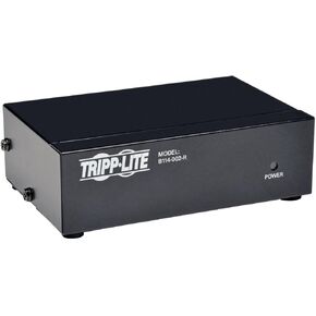 جهاز تقسيم VGA بـ 4 منافذ من Tripp Lite مع معزز إشارة، فيديو عالي الدقة 350 ميجاهرتز، 2048x1536 (HD15 M/4xF)(B114-004-R)، أسود in Saudi Arabia
