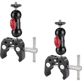 CAMVATE Crab Clamp with Rotating Mini Ball Head for Camera LED Flash Light in Saudi Arabia
