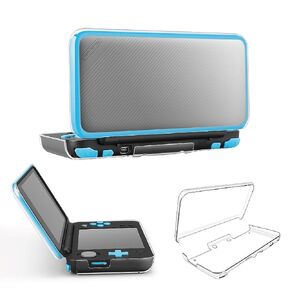 TNP Clear Hard Shell Case for New Nintendo 2DS XL/LL 2017, Snap-On Cover | Slim Polycarbonate Cover Helps Protect Against Scratches with Cutouts for Ports, Cameras, Screens, and Buttons in Saudi Arabia