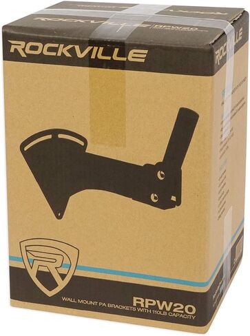 Rockville RPW20 Pair Adjustable Wall Mount Brackets for PA Speaker Installations in Saudi Arabia