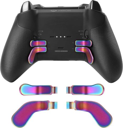 أعواد إبهام معدنية 13 في 1 لوحدة تحكم Xbox One Elite Series 2، أجزاء ملحقات ألعاب وحدة التحكم الأساسية من سلسلة Elite 2، عصا تحكم معدنية 6 قابلة للتبديل، 4 مجاذيف، 2 وسادات D، 1 أداة (متعددة الألوان) in Kuwait